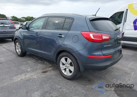2012 Kia Sportage Lx z USA, uszkodzony, nr VIN KNDPB3A21C7311443